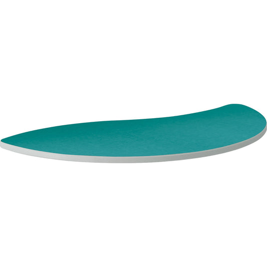 HON Build Series Wisp Shape Tabletop - Half Round Top - 25" to 34" Adjustment x 54" Width x 30" Depth - Moroccan - 1 Eac