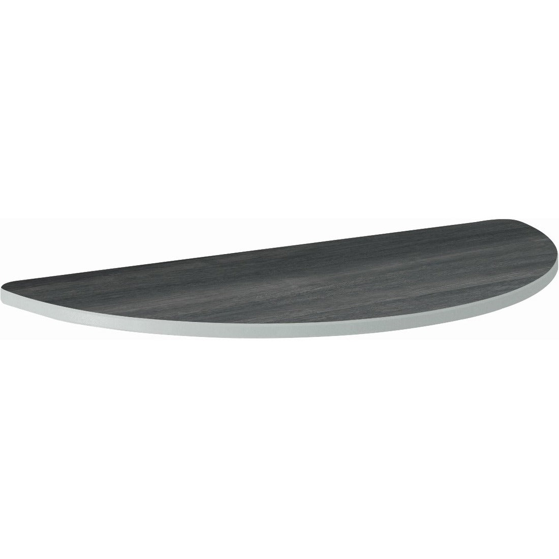 HON Build Series Half-round Tabletop - Half Round Top - 25" to 34" Adjustment x 60" Width x 30" Depth - Sterling Ash - 1