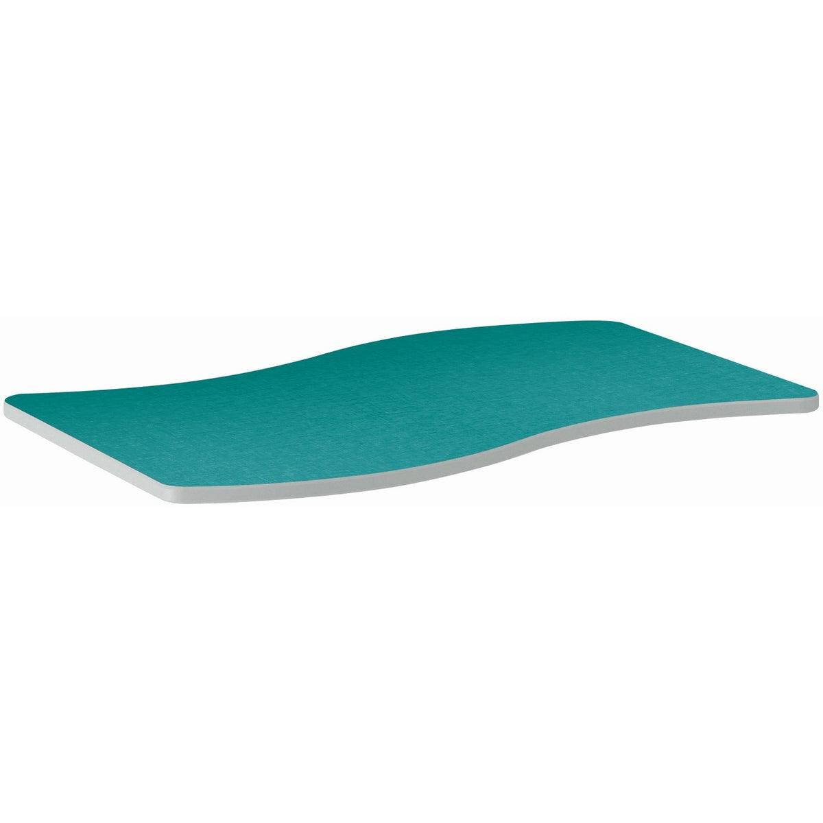HON Build Series Ribbon Shape Tabletop - Ribbon Top - 6 Seating Capacity - 25" to 34" Adjustment x 54" Width x 30" Depth