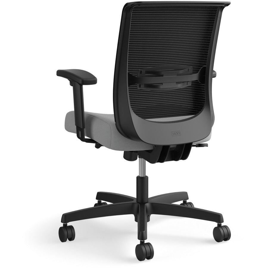 HON Convergence Chair - Frost Seat Color - Fabric Seat Material - Black Back Color - Mesh Back Material - Black Frame Co
