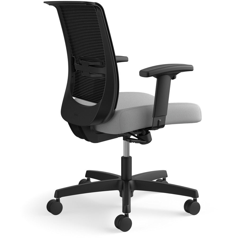 HON Convergence Chair - Frost Seat Color - Fabric Seat Material - Black Back Color - Mesh Back Material - Black Frame Co