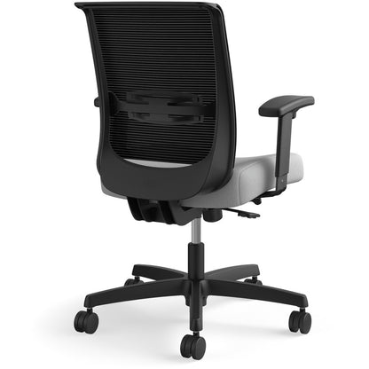 HON Convergence Chair - Frost Seat Color - Fabric Seat Material - Black Back Color - Mesh Back Material - Black Frame Co