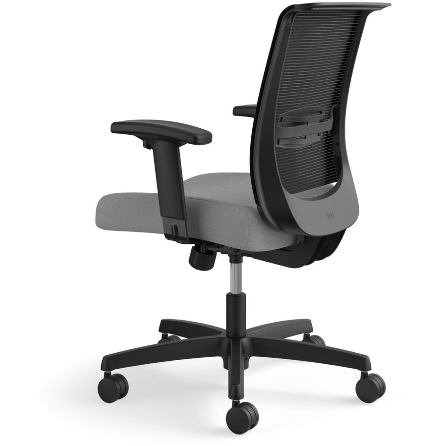 HON Convergence Chair - Frost Seat Color - Fabric Seat Material - Black Back Color - Mesh Back Material - Black Frame Co