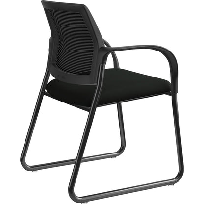 HON Ignition Chair - Black Seat Color - Vinyl Seat Material - Black Back Color - Mesh Back Material - Black Frame Color 