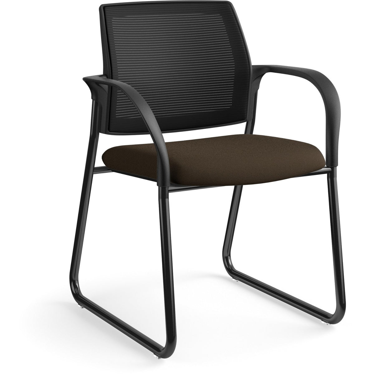 HON Ignition Chair - Espresso Seat Color - Fabric Seat Material - Black Back Color - Mesh Back Material - Black Frame Co