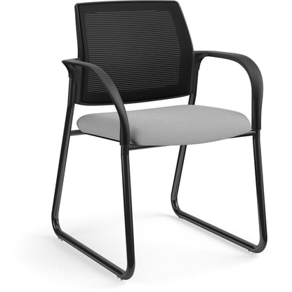 HON Ignition Chair - Frost Seat Color - Fabric Seat Material - Black Back Color - Mesh Back Material - Black Frame Color