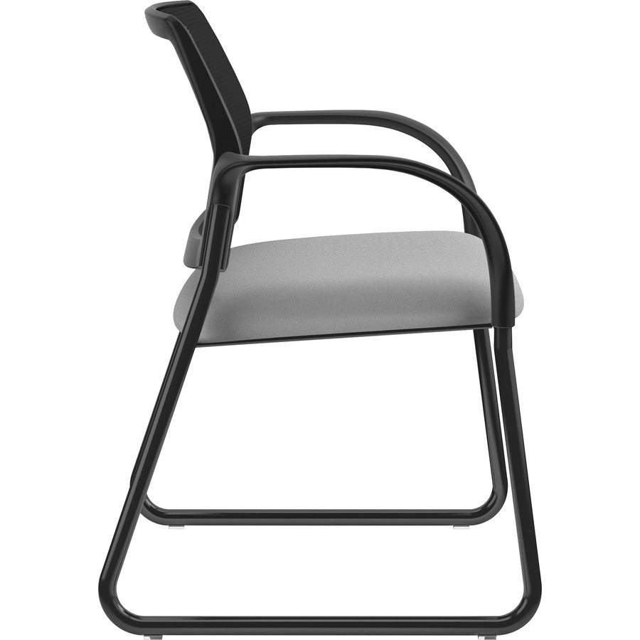 HON Ignition Chair - Frost Seat Color - Fabric Seat Material - Black Back Color - Mesh Back Material - Black Frame Color