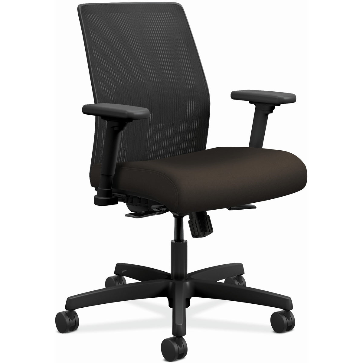 HON Ignition 2.0 Chair - Espresso Seat Color - Fabric Seat Material - Black Back Color - Mesh Back Material - Black Fram