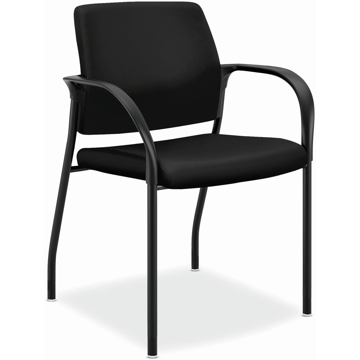 HON Ignition Chair - Black Frame Color - Steel Frame Material - Black - Armrest - 1 Each