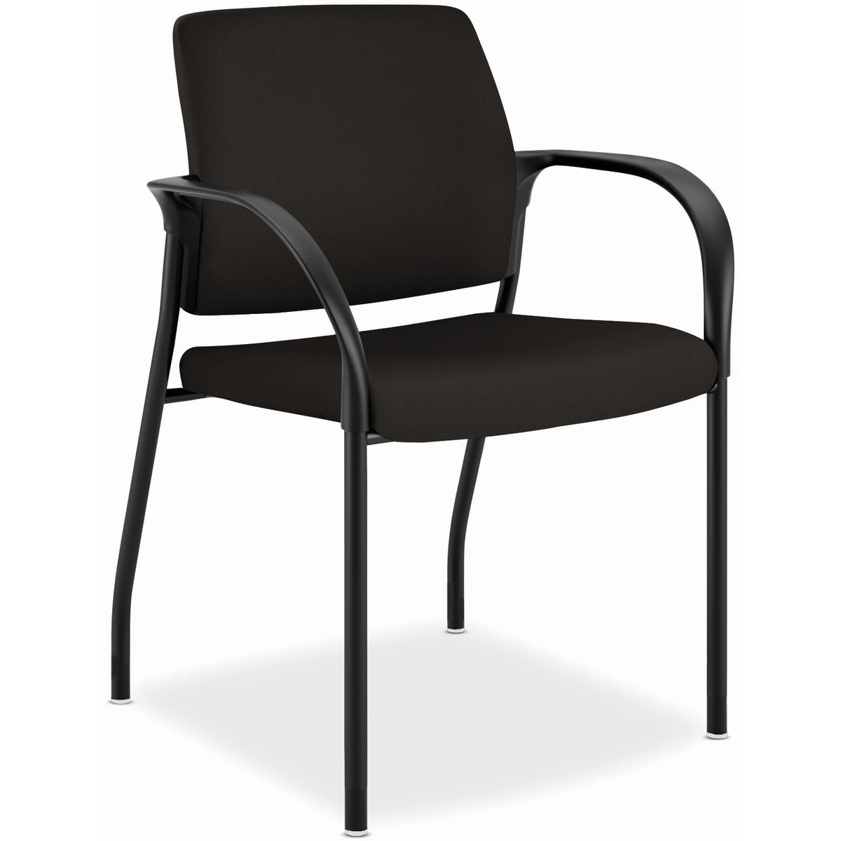 HON Ignition Chair - Black Frame Color - Steel Frame Material - Espresso - Armrest - 1 Each