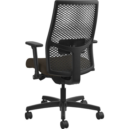 HON Ignition ReActiv Chair - Espresso Seat Color - Fabric Seat Material - Black Back Color - Mesh Back Material - Black 