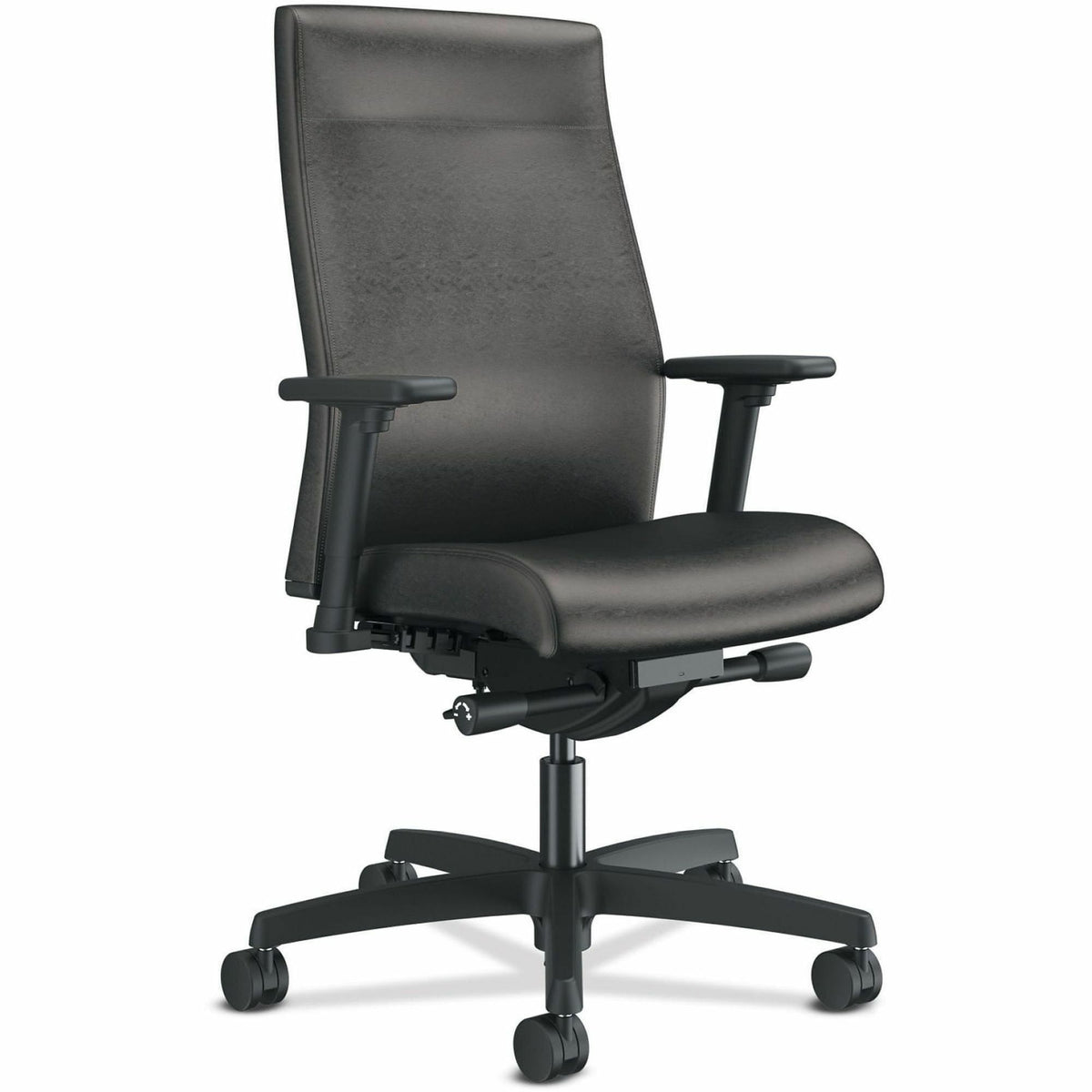 HON Ignition 2.0 Chair - Black Seat Color - Vinyl Seat Material - Black Back Color - Vinyl Back Material - Black Frame C