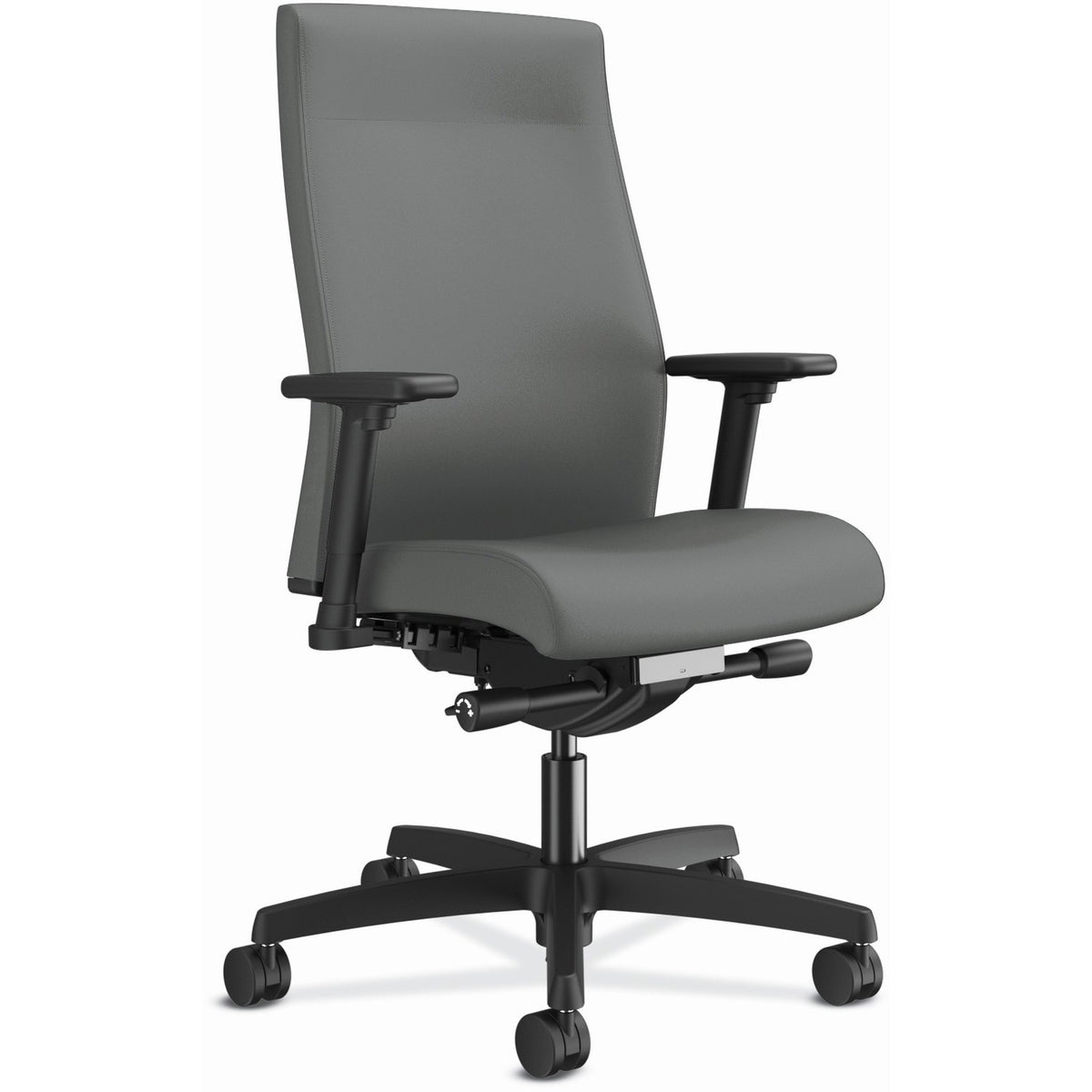 HON Ignition 2.0 Chair - Frost Seat Color - Frost Back Color - Fabric Back Material - Black Frame Color - Mid Back - Fro