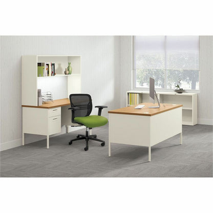 HON Metro Classic HP3265R Pedestal Desk - 29.5" Height x 66" Width x 30" Depth - Total Drawer(s): 2Right Side - Square E