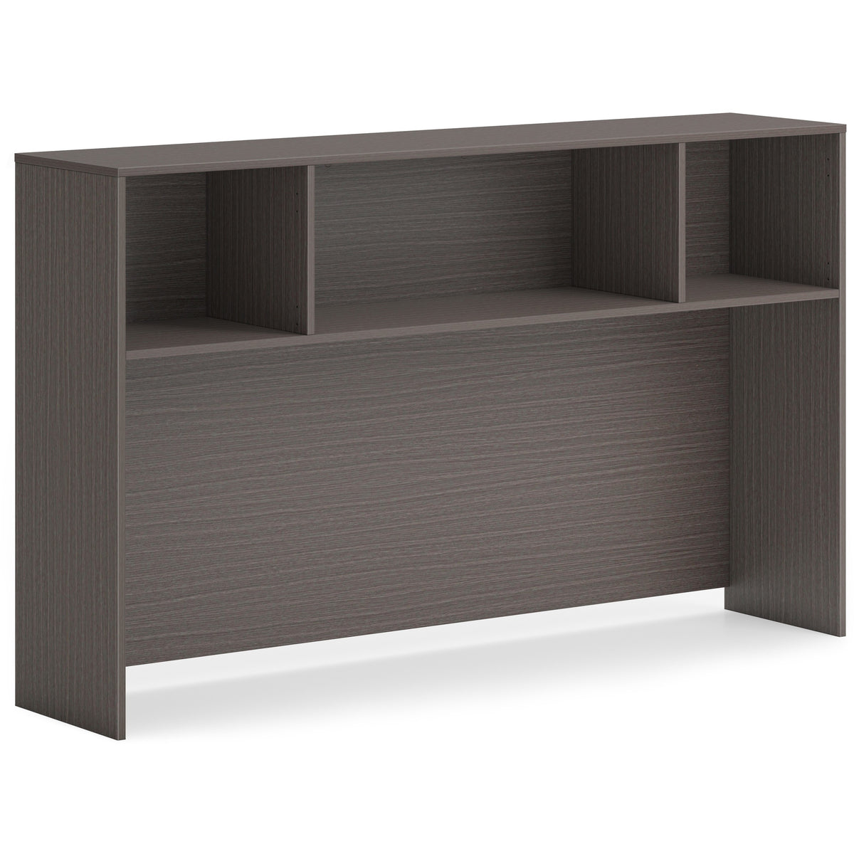HON Mod HLPLDH66 Hutch - 39.8" Height x 66" Width x 14" Depth - Finish: Slate Teak - 1 Each