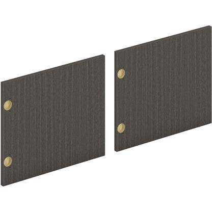 HON Mod HLPLDR72LM Door - x 72" Width - Finish: Slate Teak - Scratch Resistant, Spill Resistant, Stain Resistant, Durabl