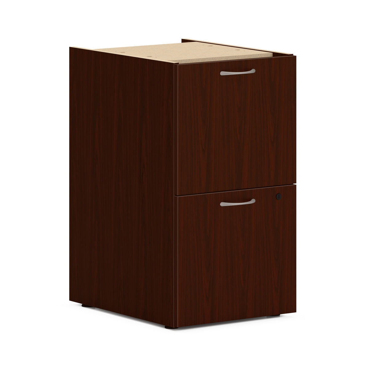 HON Mod HLPLPSFF Pedestal - 28" Height x 15" Width x 20" Depth - Total Drawer(s): 2 - Finish: Traditional Mahogany - 1 E