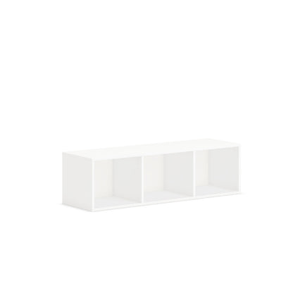 HON Mod Wall Mounted Storage - Rectangle - 13.5" Height x 48" Width x 14" Depth - Finish: Simply White - 1 Each