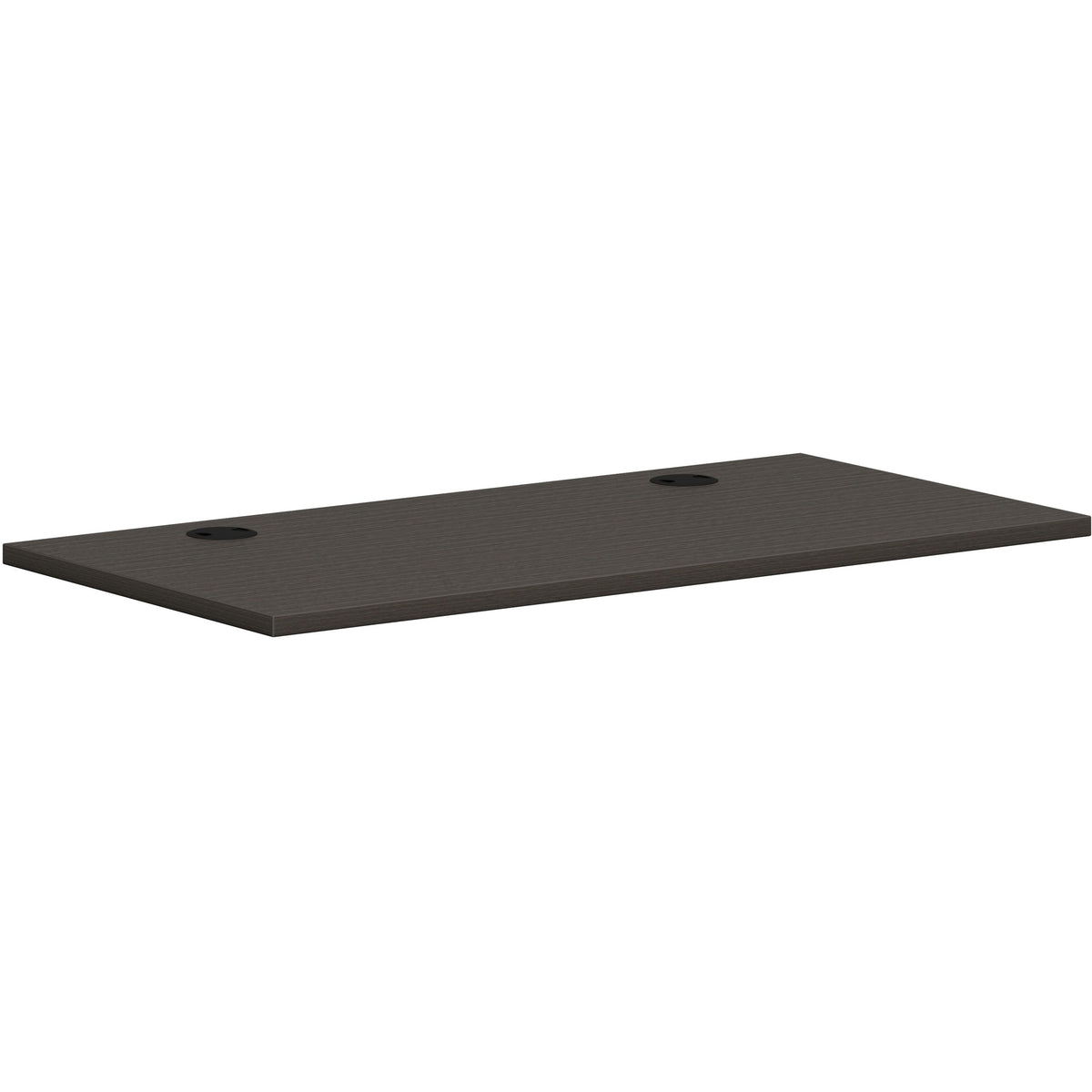 HON Mod HLPLRW4824 Work Surface - Rectangle - x 48" Width x 24" Depth - Finish: Slate Teak - 1 Each