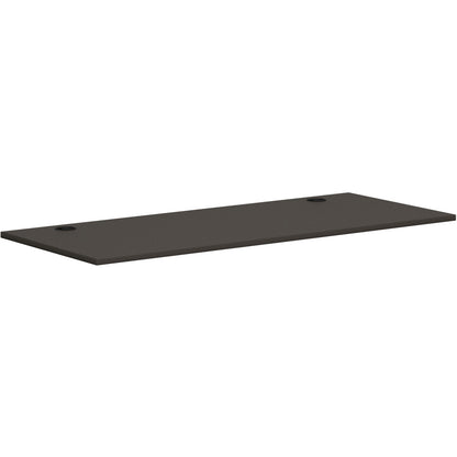 HON Mod HLPLRW7230 Work Surface - Rectangle - x 72" Width x 30" Depth - Finish: Slate Teak - 1 Each