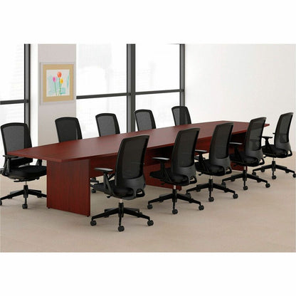 HON Preside HTLPBS Conference Table Base - Finish: Mahogany - 1 Each