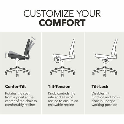 HON Volt Chair - Black Seat Color - Bonded Leather Seat Material - Black Back Color - Bonded Leather Back Material - Bla