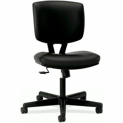 HON Volt Chair - Black Seat Color - Bonded Leather Seat Material - Black Back Color - Bonded Leather Back Material - Bla