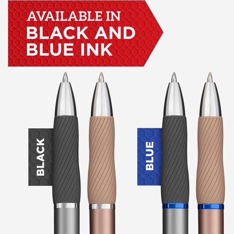 Sharpie S-Gel Pen - 0.7 mm Pen Point - Black Ink - Rose Gold Barrel - 12 / Dozen