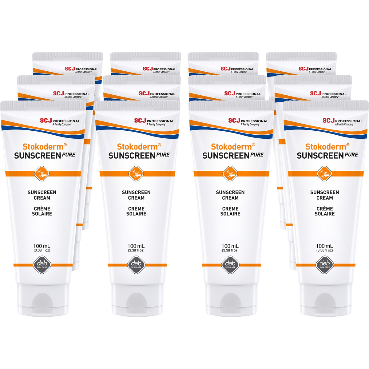 SC Johnson UV Skin Protection Cream - Cream - 3.38 fl oz - SPF 30 - Skin, Industrial, Automotive, Education - 12 / Carto