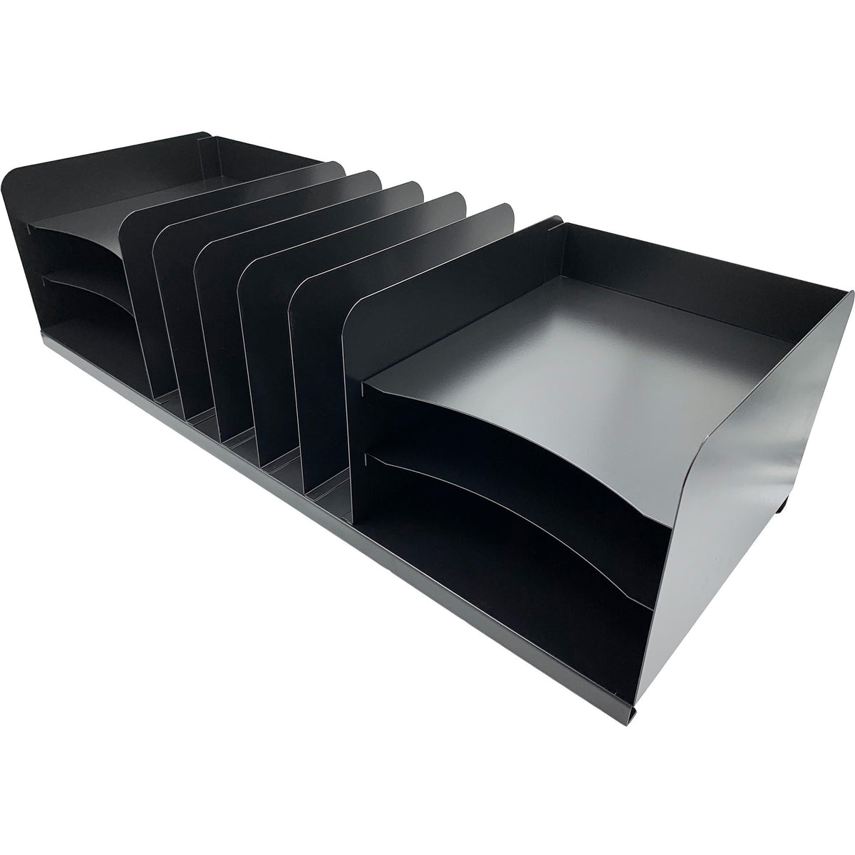 Huron Vertical/Horizontal Combo Desk Organizer - 11 Compartment(s) - Horizontal/Vertical - 8" Height x 30" Width x 11" D