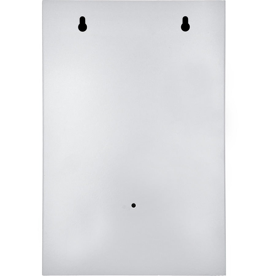 Huron Slotted Heavy-duty Key Cabinet - Keyhole Slot, Heavy Duty, Durable, Locking System - Gray - Steel - 1 Each