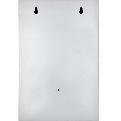 Huron Slotted Heavy-duty Key Cabinet - Keyhole Slot, Heavy Duty, Durable, Locking System - Gray - Steel - 1 Each