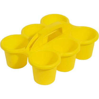Deflecto Antimicrobial Kids 6 Cup Caddy - 6 Compartment(s) - 5.29" Height x 12.07" Width x 9.55" Depth - 1 Each