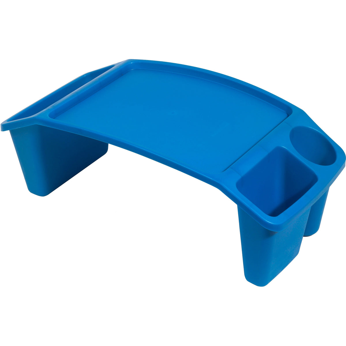 Deflecto Antimicrobial Kids Lap Tray - Supplies, Paper, Book, Pencil, Crayon, Mobile Device, Decoration/Activity - 1 Eac