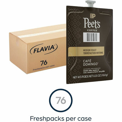 Flavia Freshpack Peet's Coffee Cafe Domingo Coffee - 76 / Carton