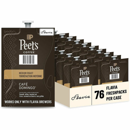 Flavia Freshpack Peet's Coffee Cafe Domingo Coffee - 76 / Carton
