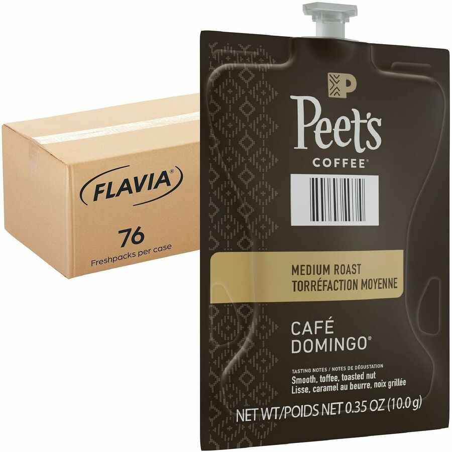 Flavia Freshpack Peet's Coffee Cafe Domingo Coffee - 76 / Carton