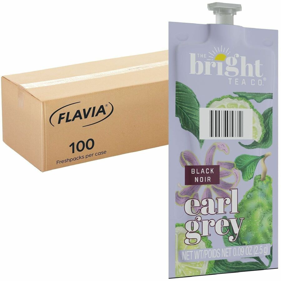 Flavia Bright Tea Co Earl Grey Black Tea Black Tea Freshpack - 100 / Carton