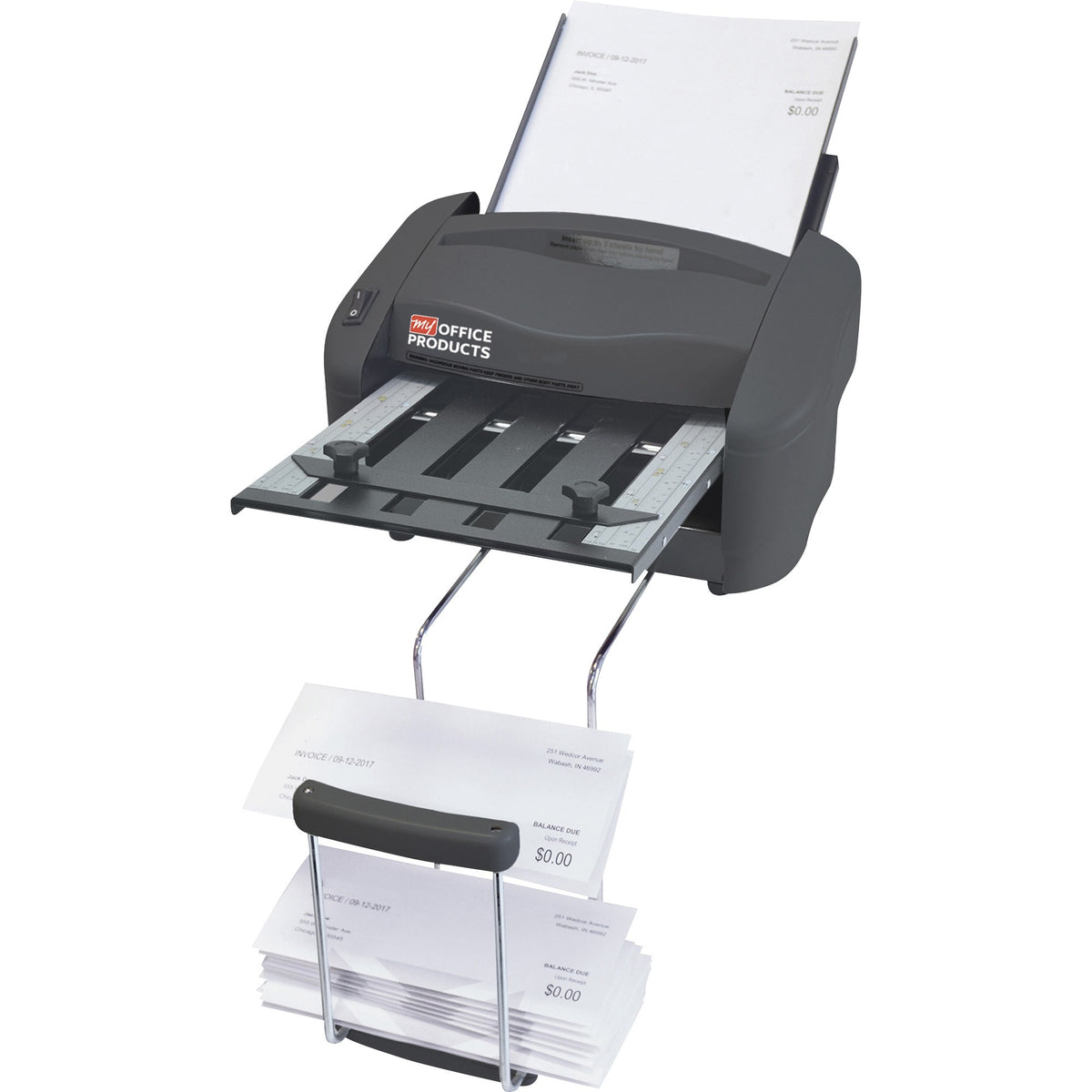 Premier P7500 Paper Folder - 4000 Sheets/Hour - Half-fold, Letter Fold, Z Fold - Gray - 1 Each