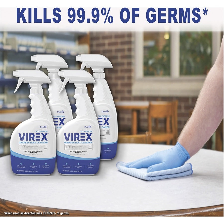 Diversey All-Purpose Virex Disinfectant Cleaner - Ready-To-Use - 32 fl oz (1 quart) - Citrus Scent - Deodorize, Odor Neu