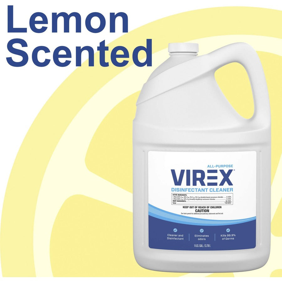 Diversey All-Purpose Virex Disinfectant Cleaner - Ready-To-Use - 128 fl oz (4 quart) - Citrus Scent - Deodorize, Odor Ne