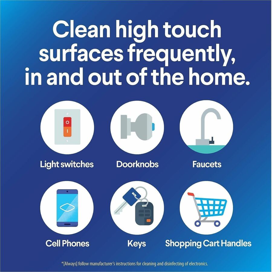 Clorox Scentiva Wipes, Bleach Free Cleaning Wipes - Ready-To-Use - Coconut & Water Lily Scent - Bleach-free, Disinfectan