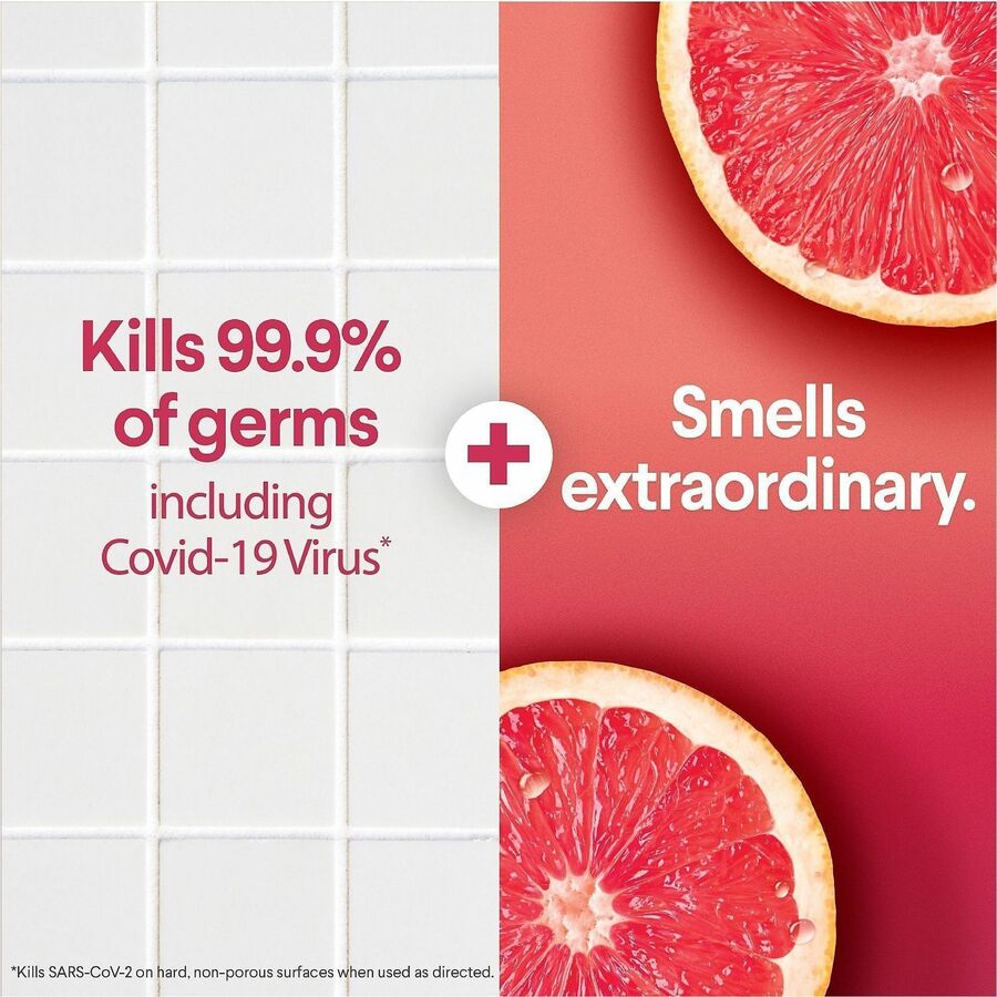 Clorox Scentiva Wipes, Bleach Free Cleaning Wipes - Ready-To-Use - Grapefruit, Orange Blossom Scent - Bleach-free, Disin