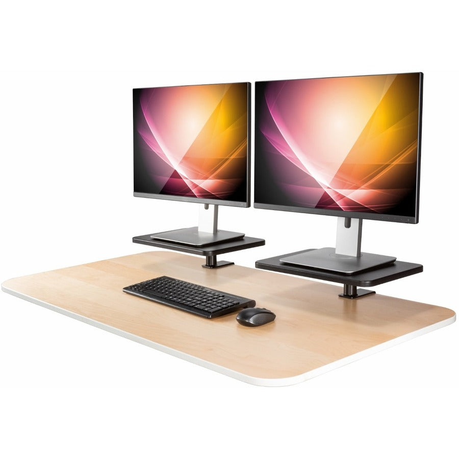 Allsop Ascend Monitor Stand - 30 lb Load Capacity - 5.75" Height x 15" Width x 9.25" Depth - Desk, Freestanding - Metal,