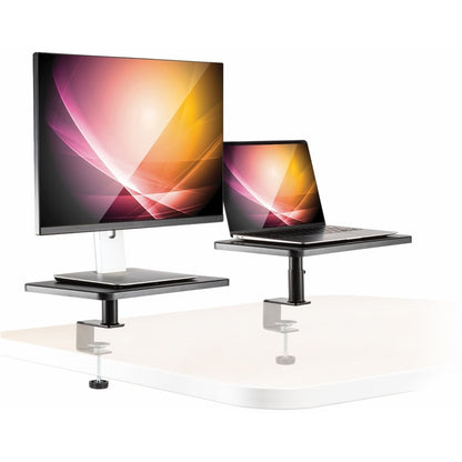 Allsop Ascend Monitor Stand - 30 lb Load Capacity - 5.75" Height x 15" Width x 9.25" Depth - Desk, Freestanding - Metal,