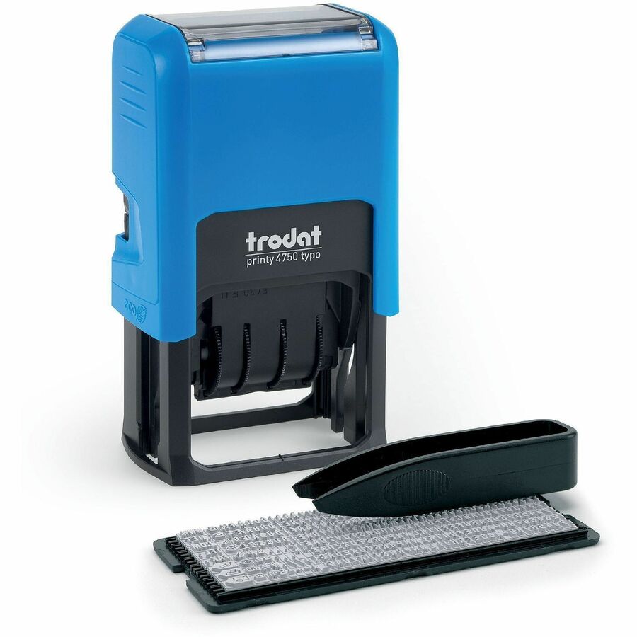 Trodat Do-it-Yourself Date Stamp - Date Stamp - 2 Characters/Line - 1" Impression Width x 1.63" Impression Length - 1000