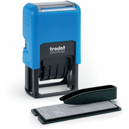 Trodat Do-it-Yourself Date Stamp - Date Stamp - 2 Characters/Line - 1" Impression Width x 1.63" Impression Length - 1000