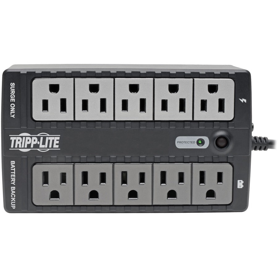 Tripp Lite series Internet Office INTERNET550U 550VA UPS - Ultra-compact Desktop/Tower/Wall Mount - 6.50 Hour Recharge -
