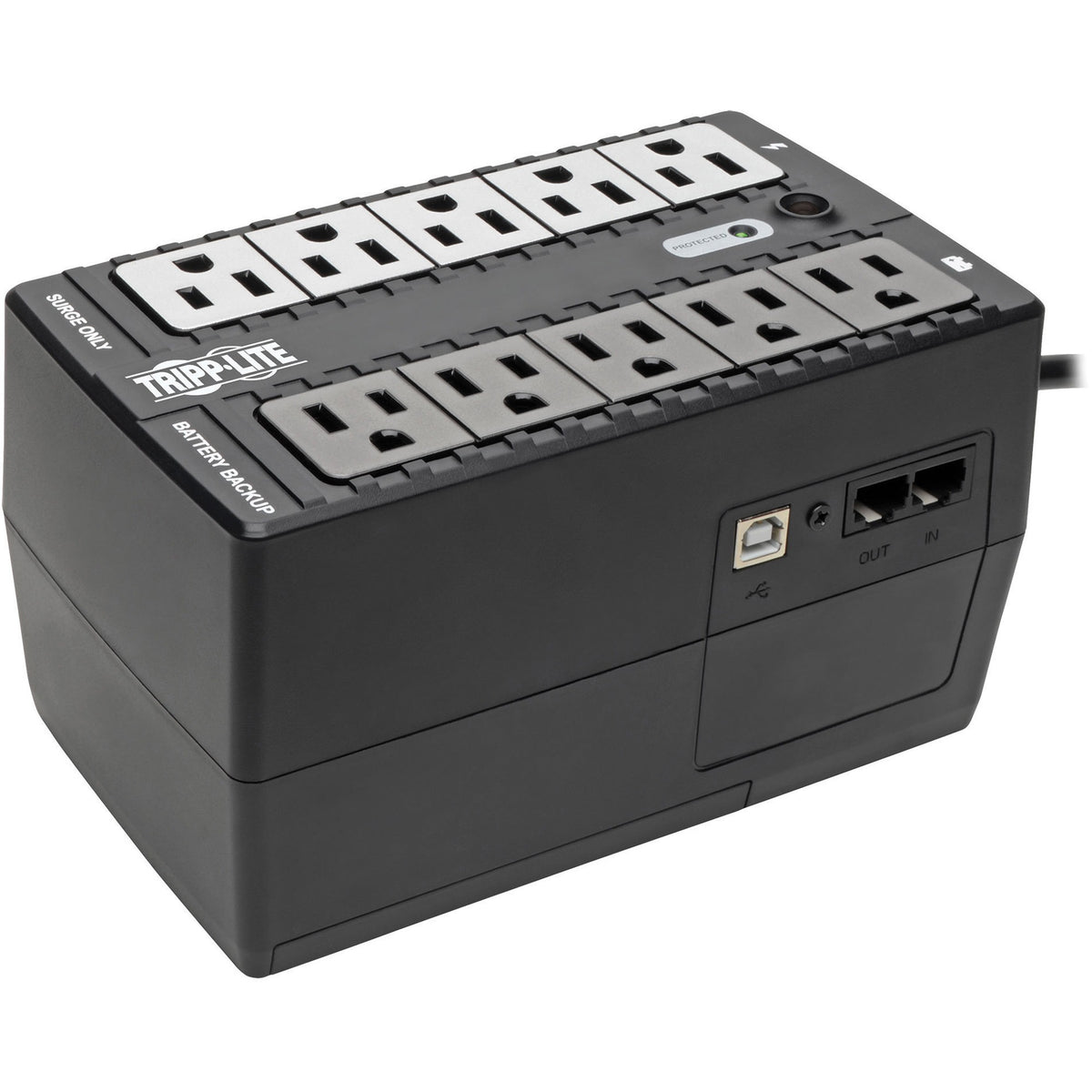 Tripp Lite series Internet Office INTERNET550U 550VA UPS - Ultra-compact Desktop/Tower/Wall Mount - 6.50 Hour Recharge -