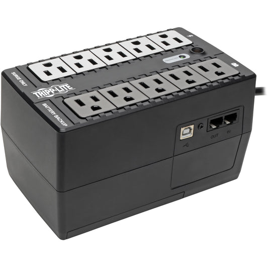 Tripp Lite series Internet Office INTERNET550U 550VA UPS - Ultra-compact Desktop/Tower/Wall Mount - 6.50 Hour Recharge -